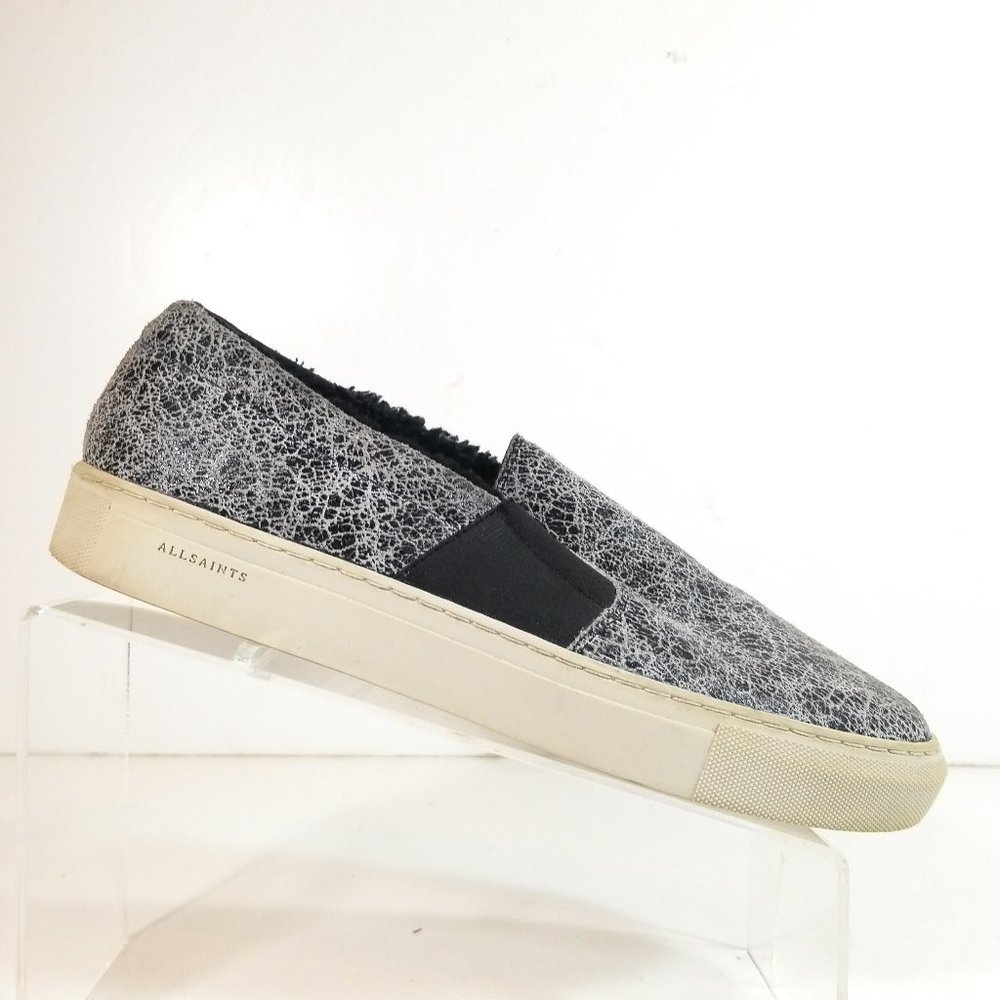 AllSaints Men Rustic Slip On Loafers Size 41